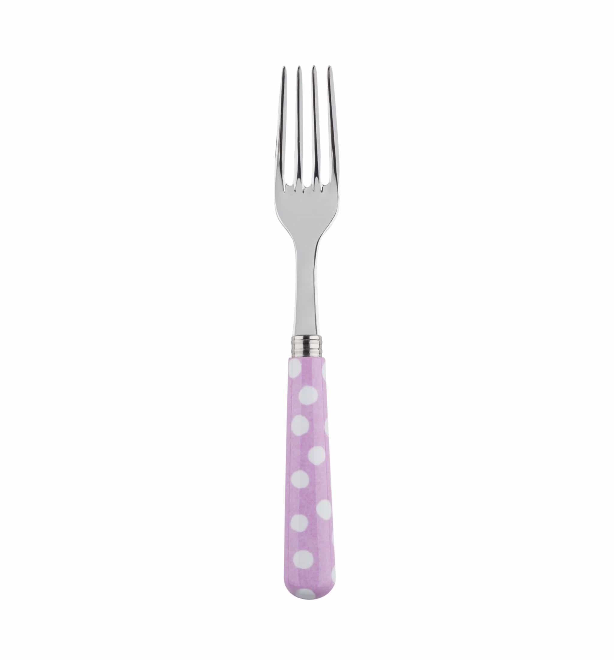 Cake Fork Décorés Pois - Small.