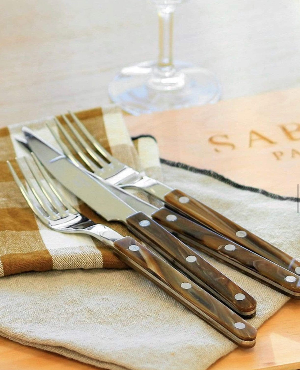 Cutlery Bistrot Matières - Set 4 pieces