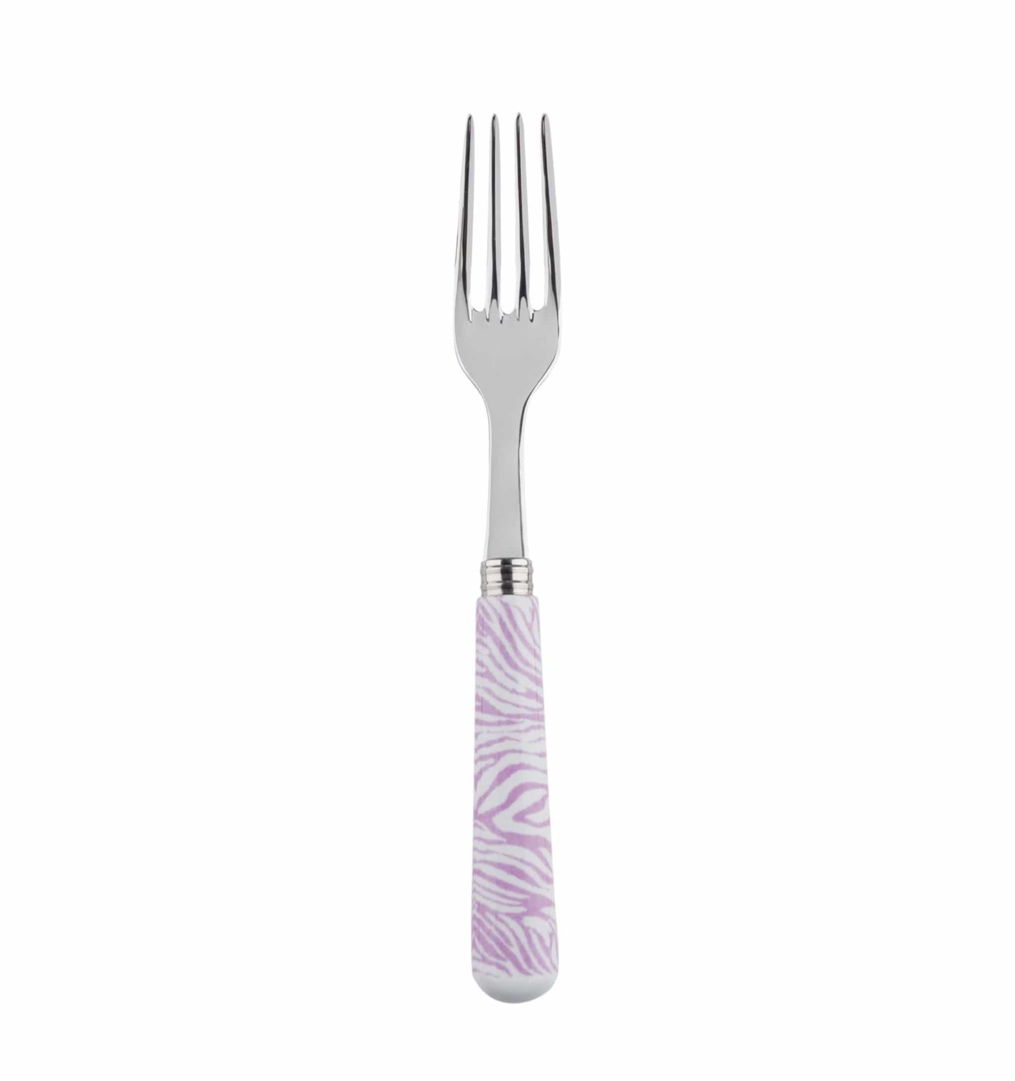 Cake Fork Décorés Zebra   - Small.