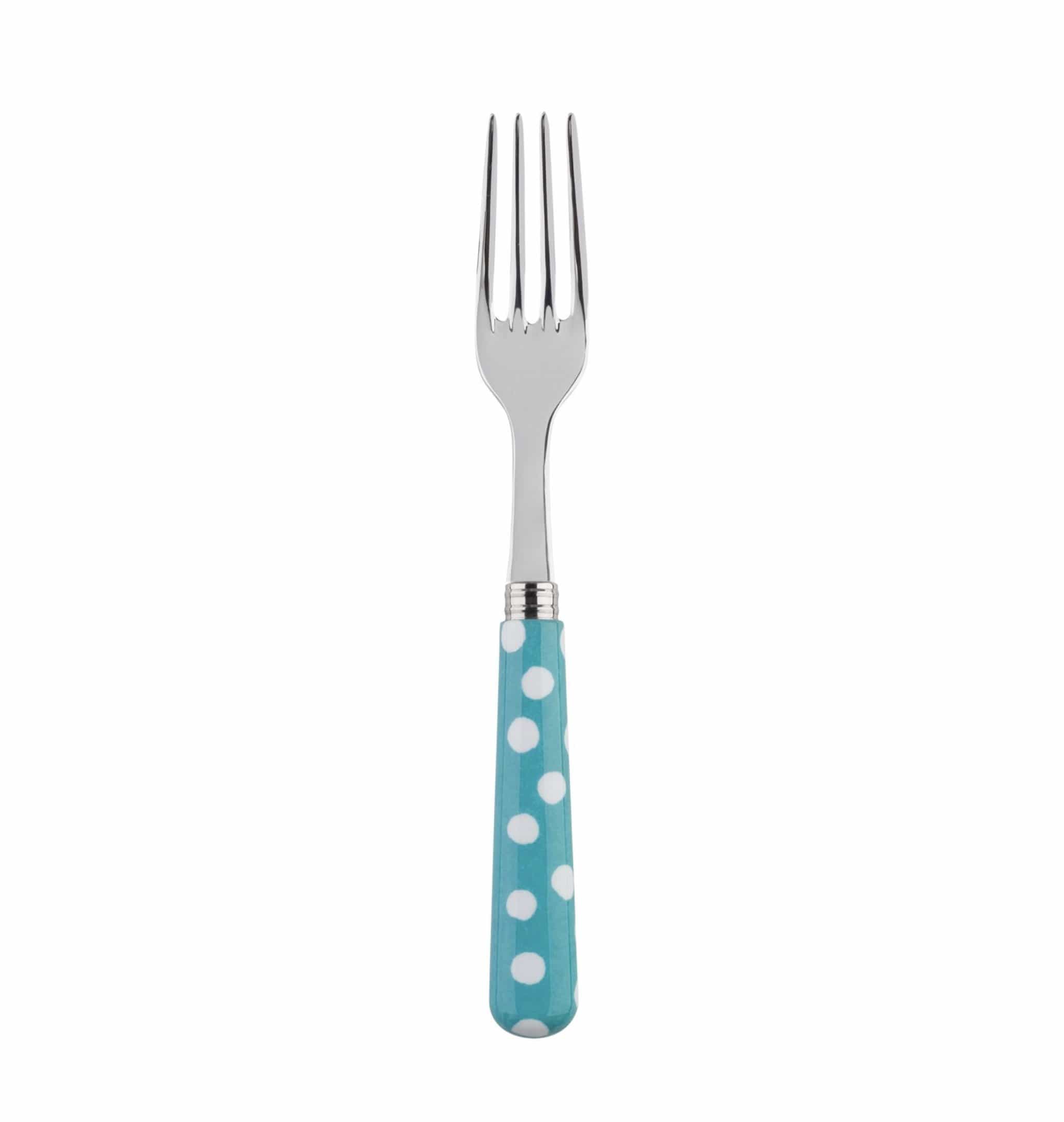 Cake Fork Décorés Pois - Small.