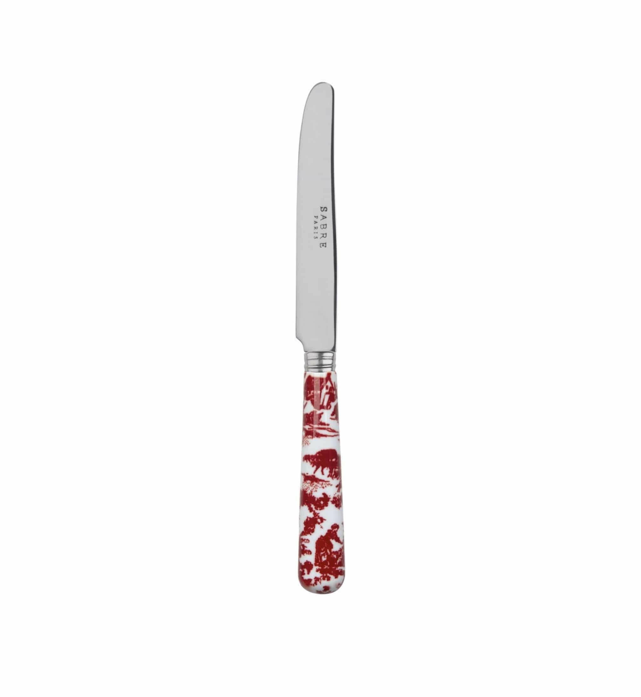 Breakfast  Knife Toile de Jouy - Small.