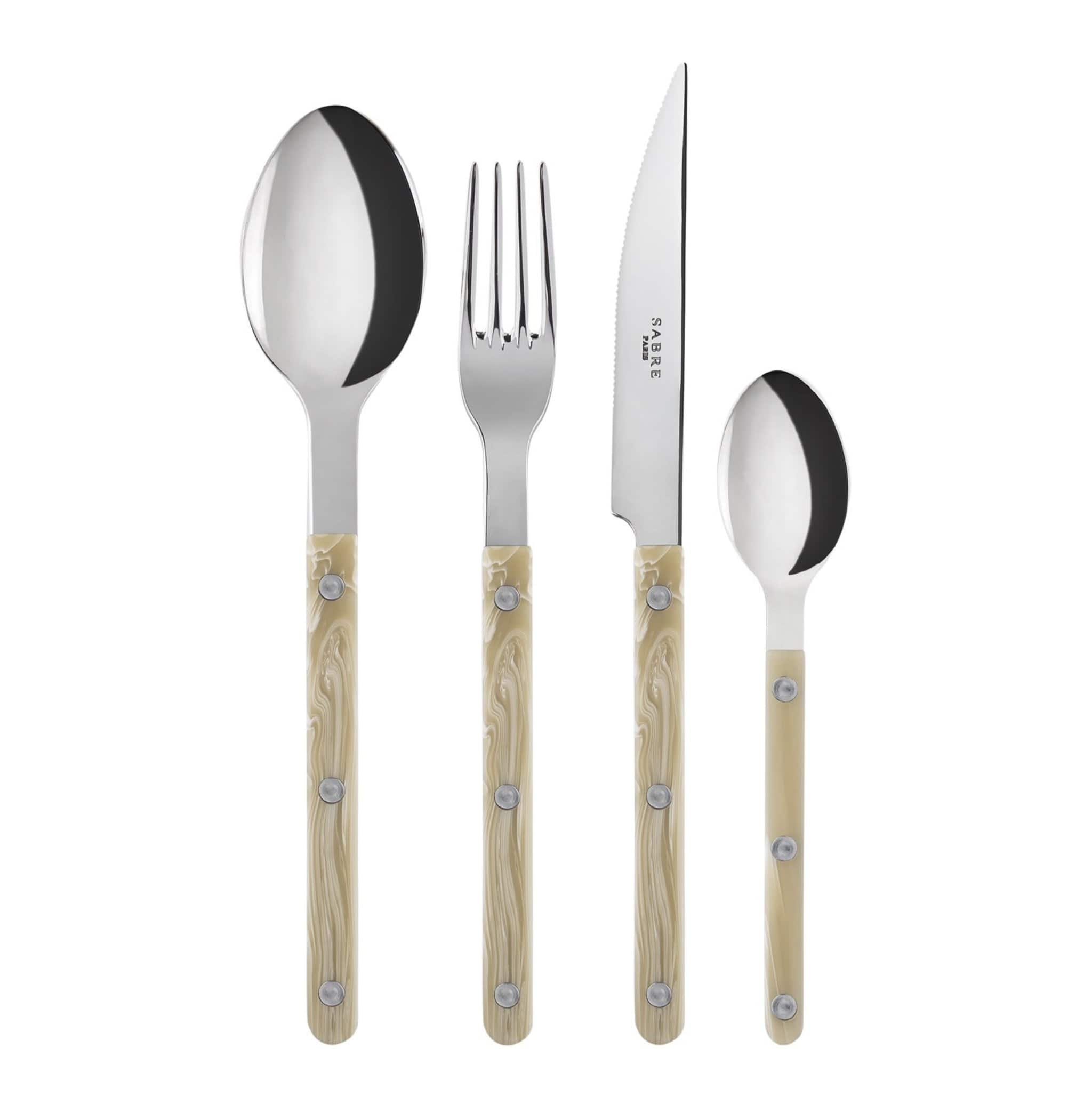 Cutlery Bistrot Matières - Set 4 pieces Sabre