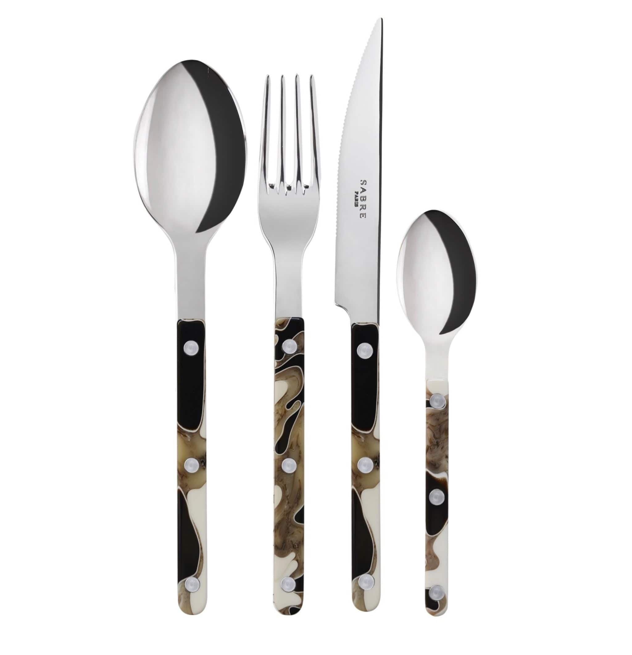 Cutlery Bistrot Matières - Set 4 pieces Sabre