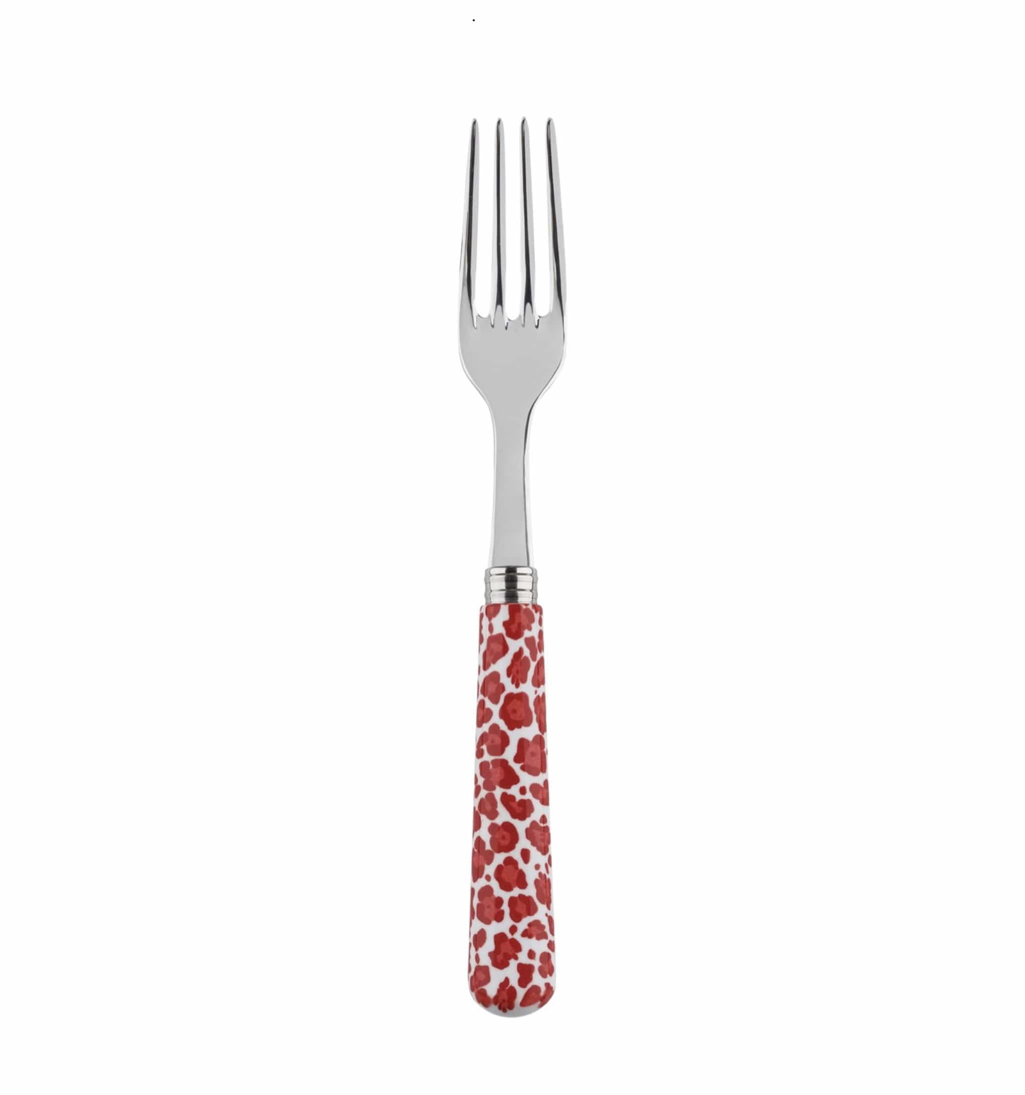 Cake Fork Décorés Léopard  - Small.