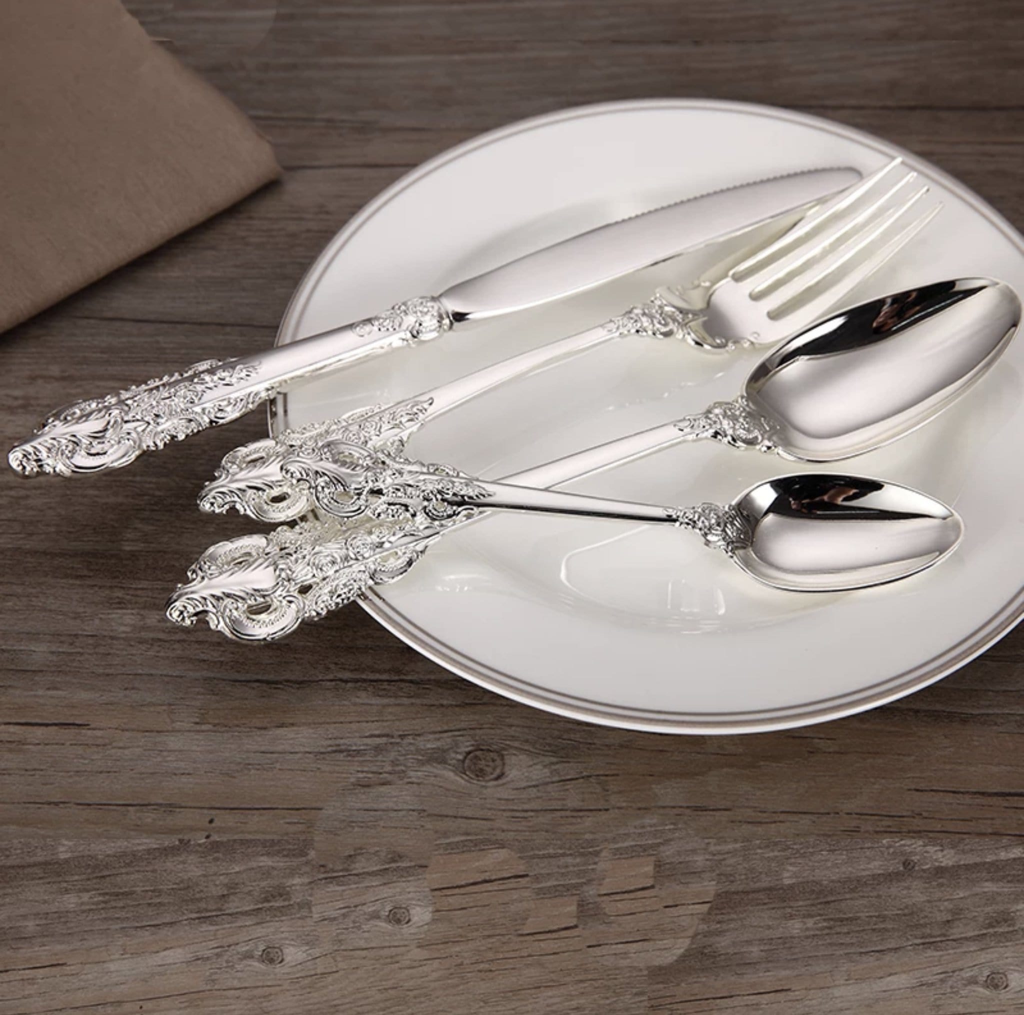 Gold | Silver Cutlery Vienna - Set of 4