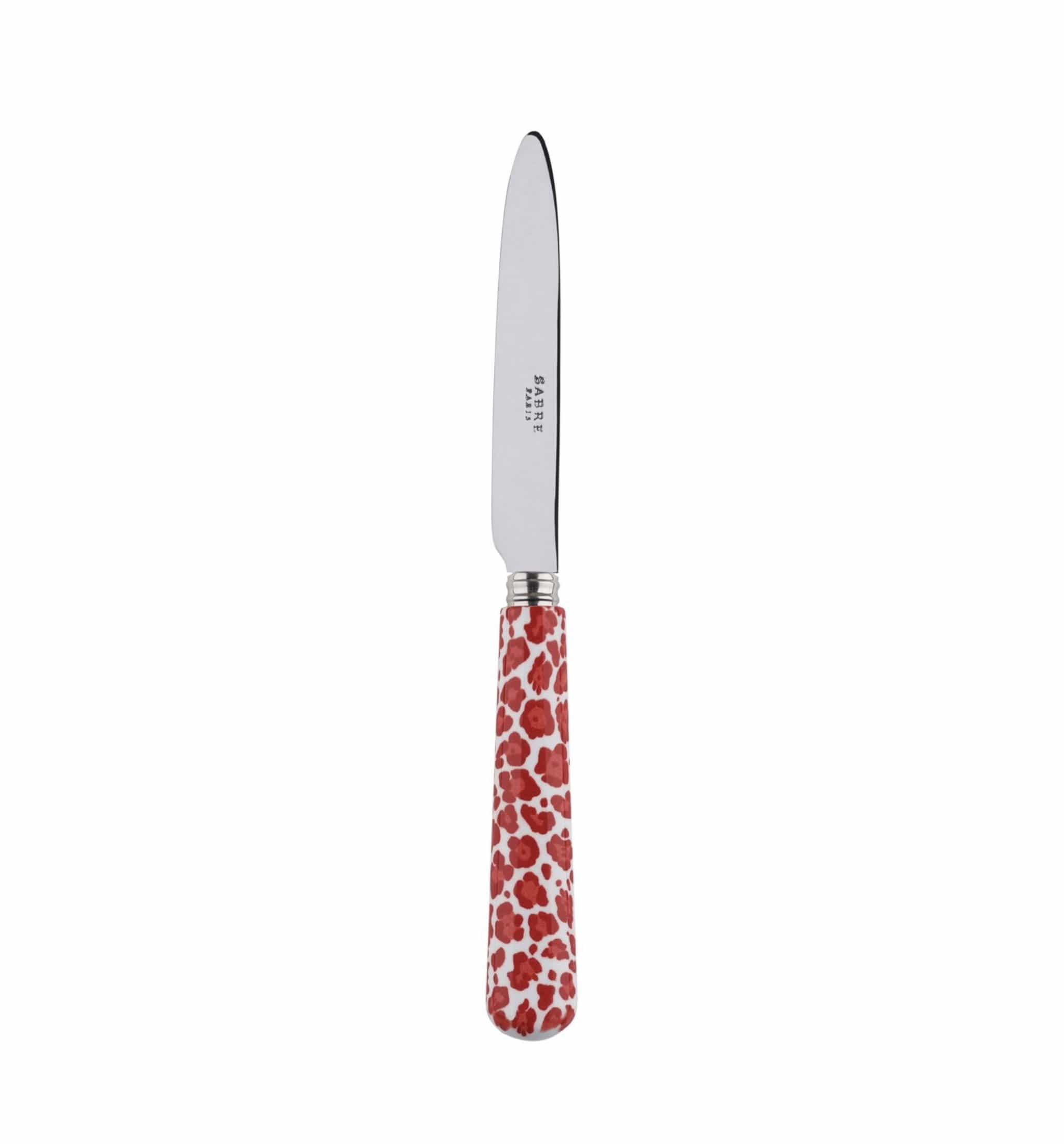 Dessert Knife Décorés Leopard - Medium.