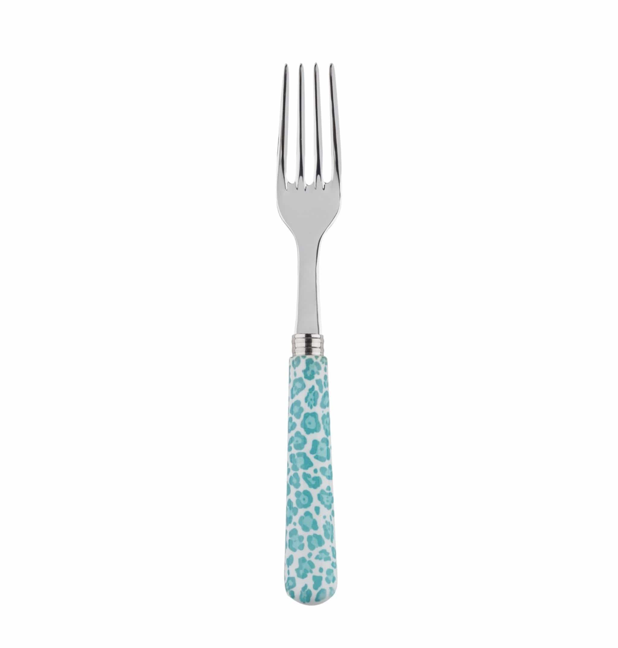 Cake Fork Décorés Léopard  - Small.