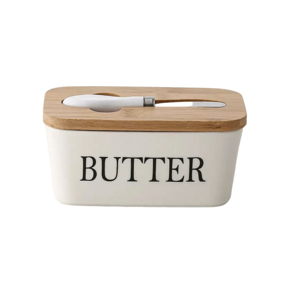 Butter Dish & Knife - 4 colours