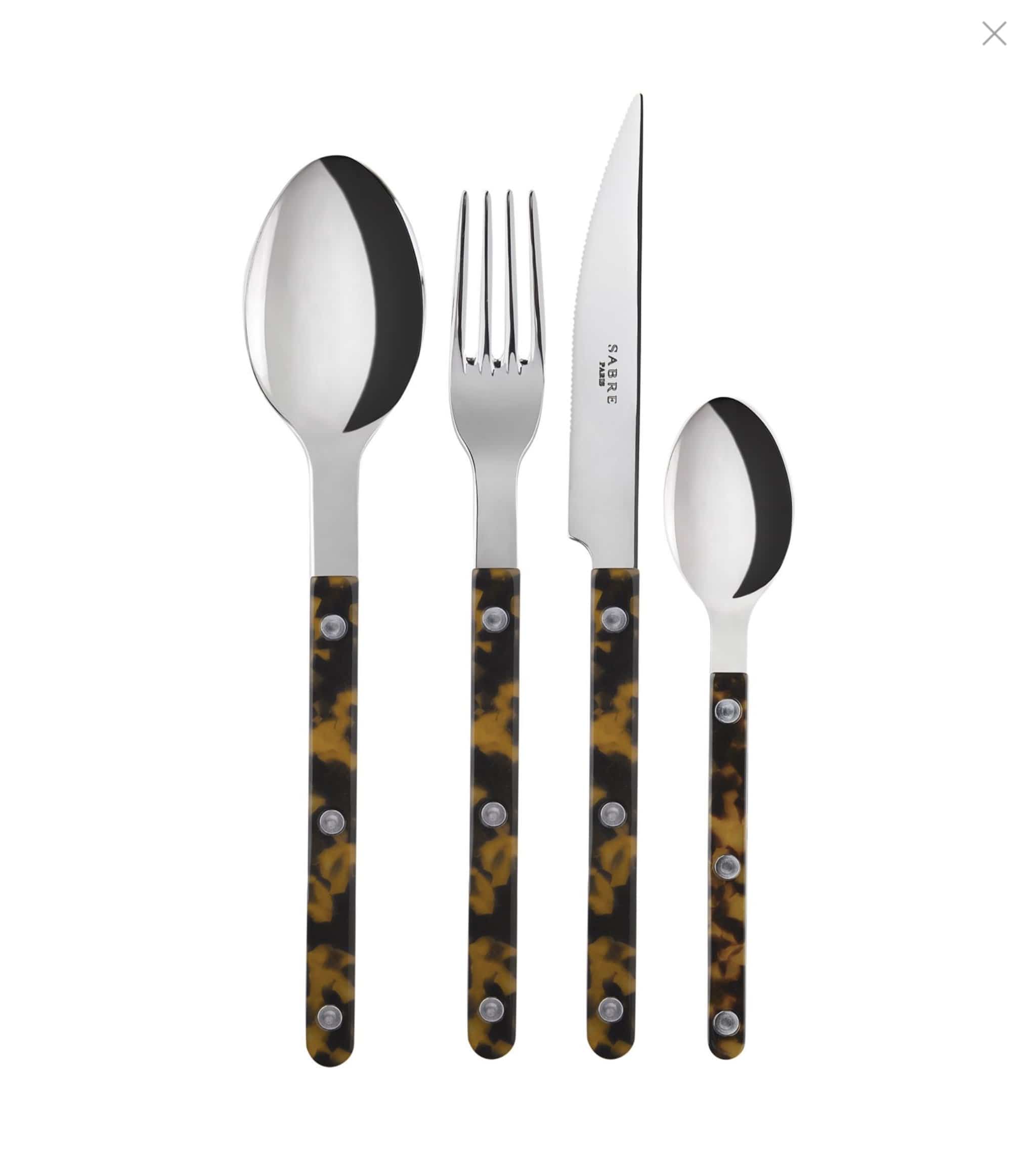 Cutlery Bistrot Matières - Set 4 pieces Sabre