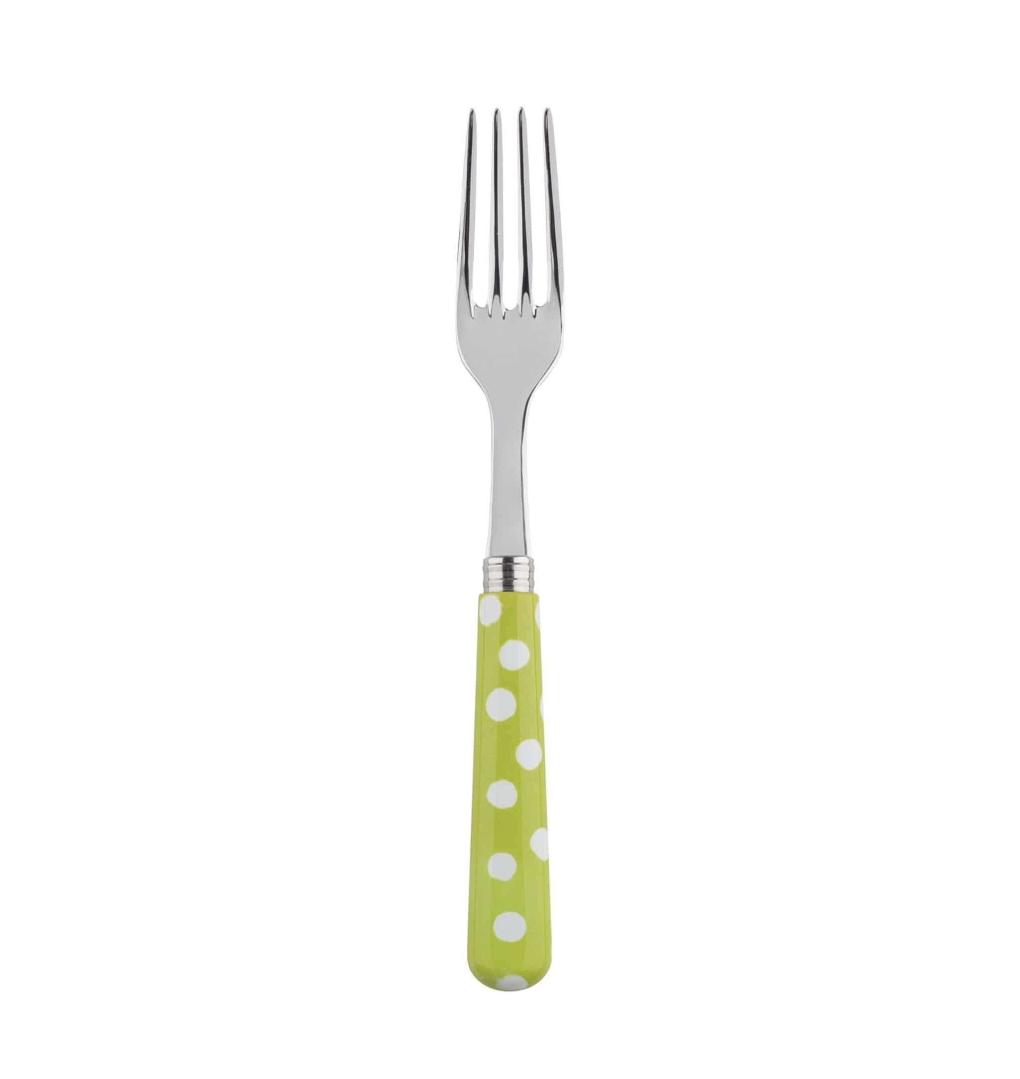 Cake Fork Décorés Pois - Small.