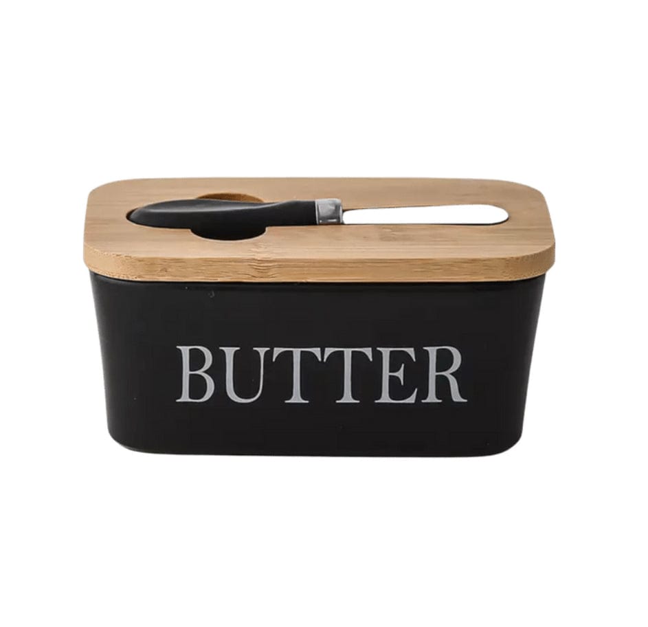 Butter Dish & Knife - 4 colours