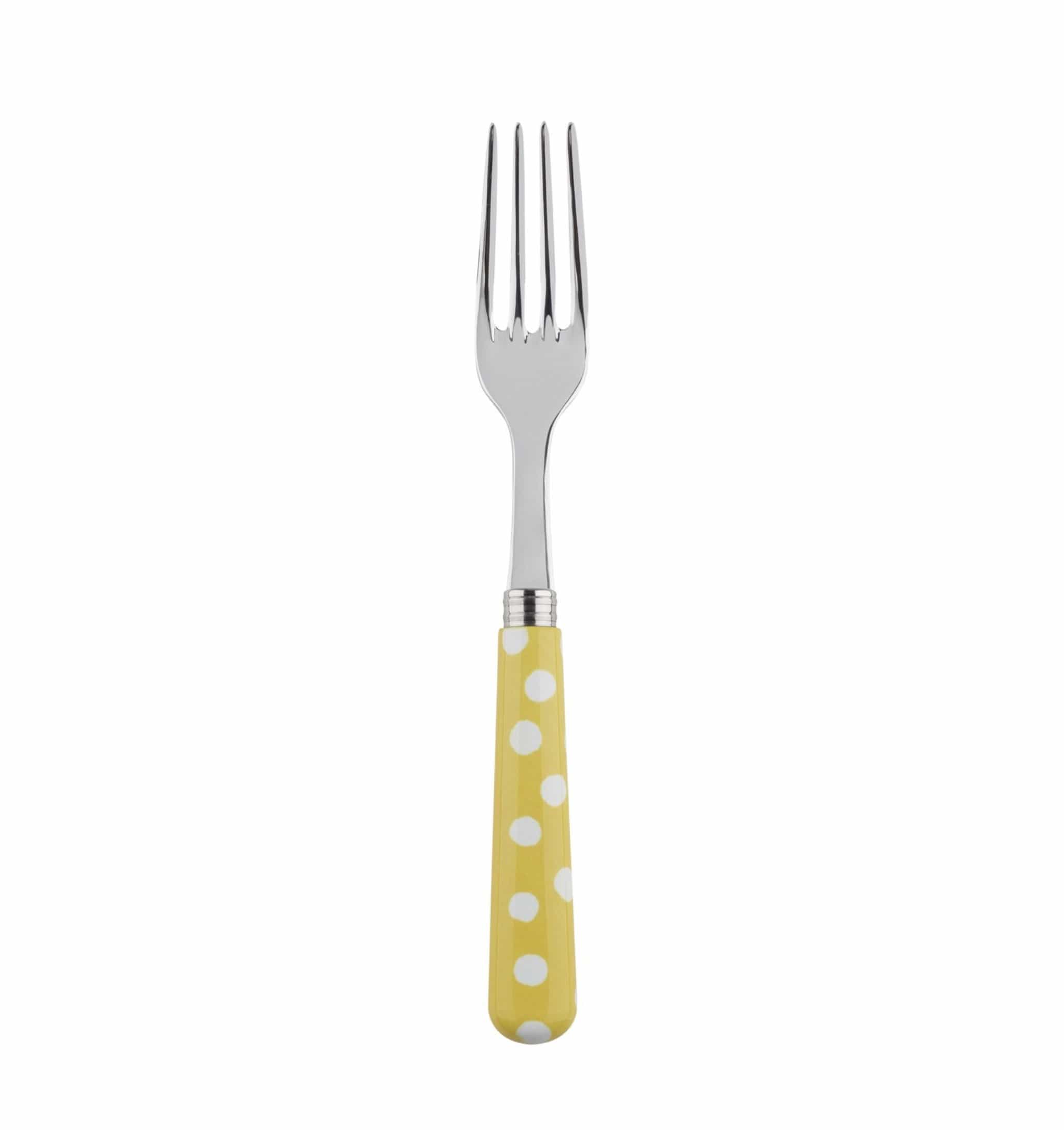 Cake Fork Décorés Pois - Small.