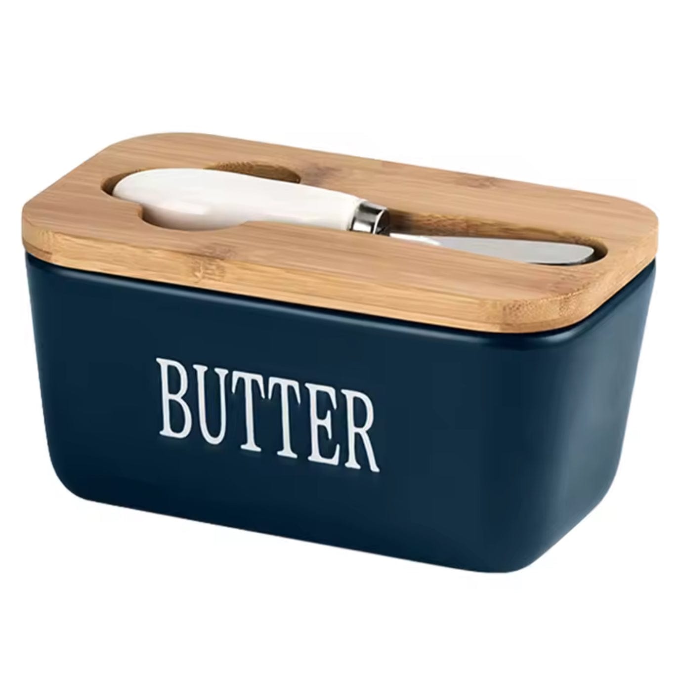 Butter Dish & Knife - 4 colours