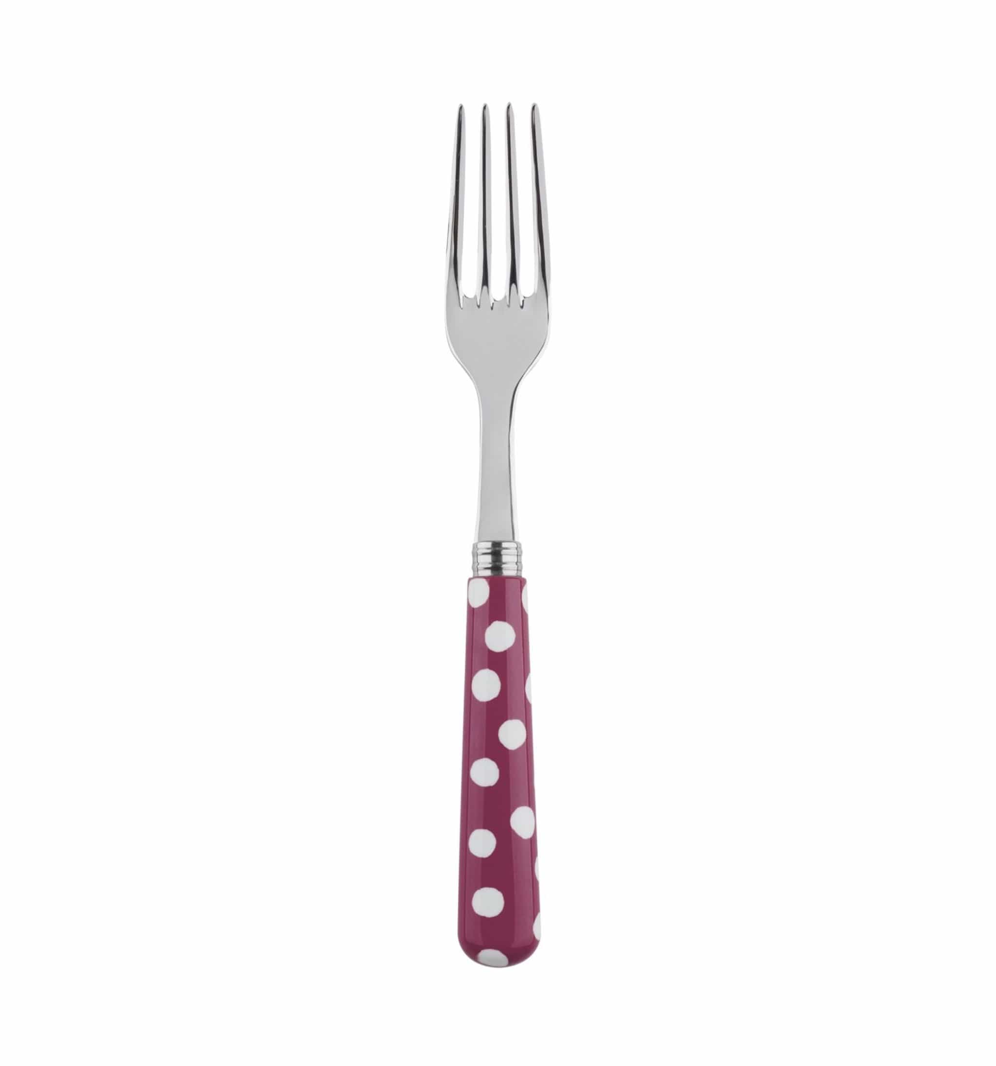 Cake Fork Décorés Pois - Small.