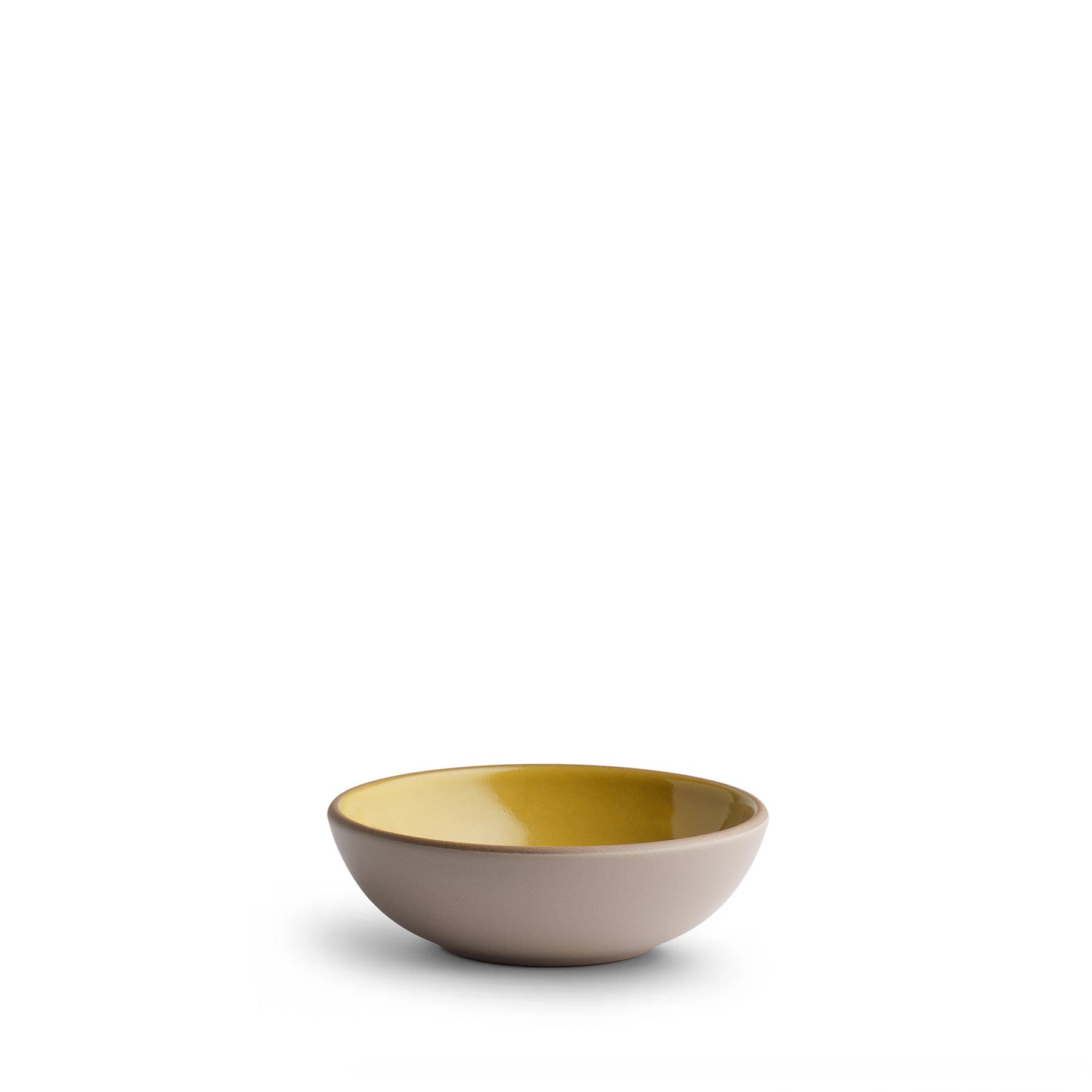 Heath Ceramics Coupe Dessert Bowl in Yuzu/Fawn