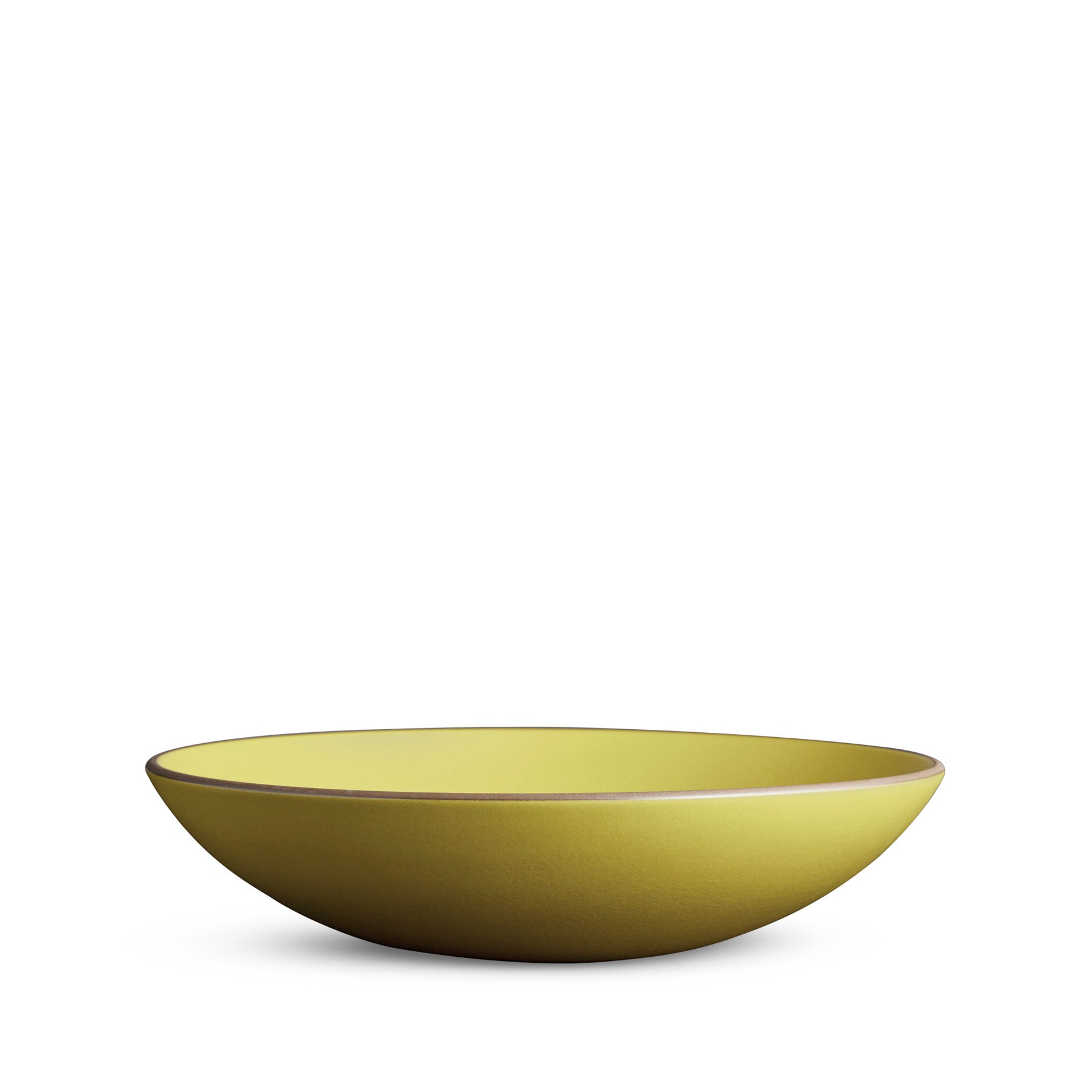 Heath Ceramics Shallow Salad Bowl in Lemongrass