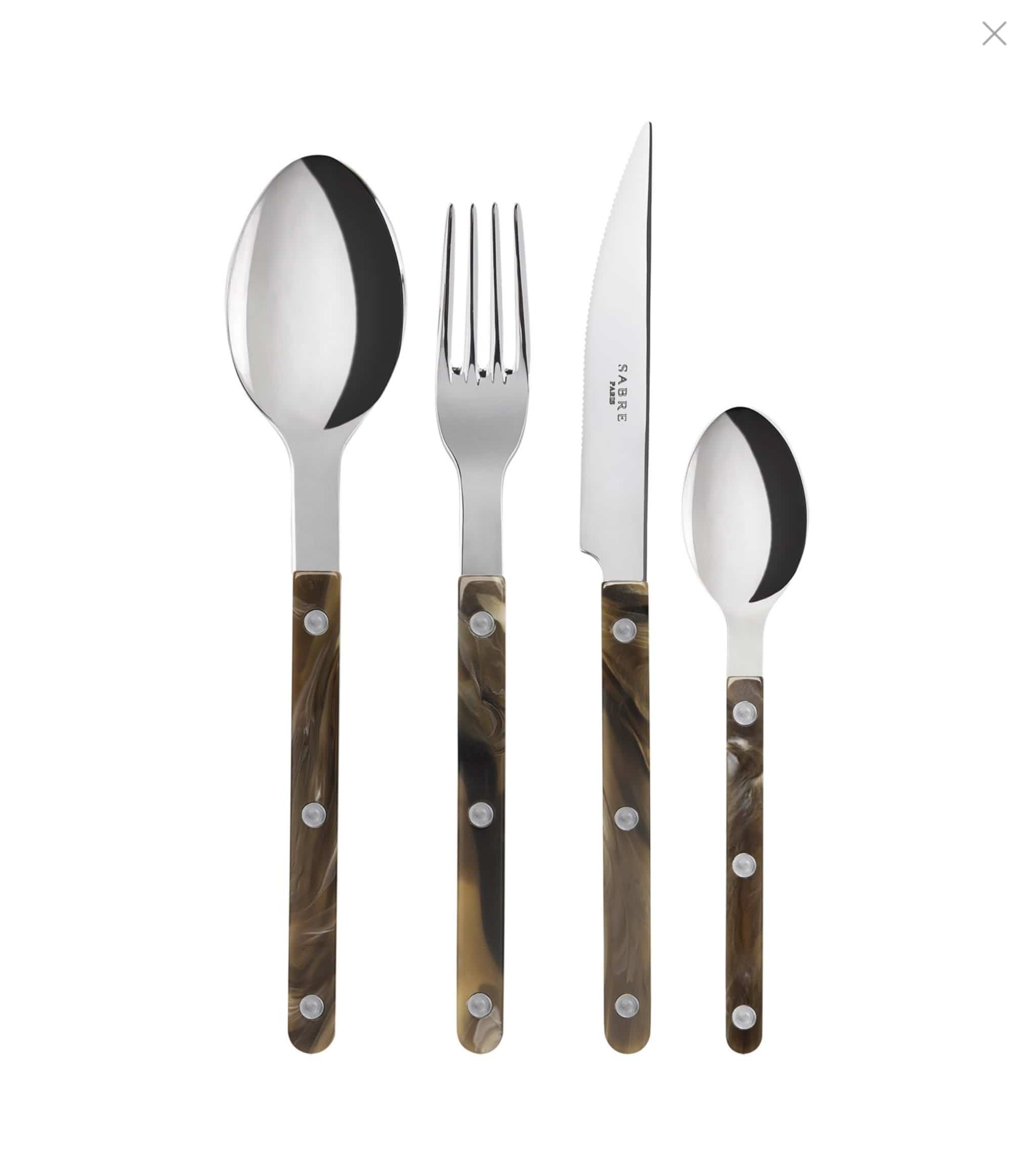 Cutlery Bistrot Matières - Set 4 pieces Sabre