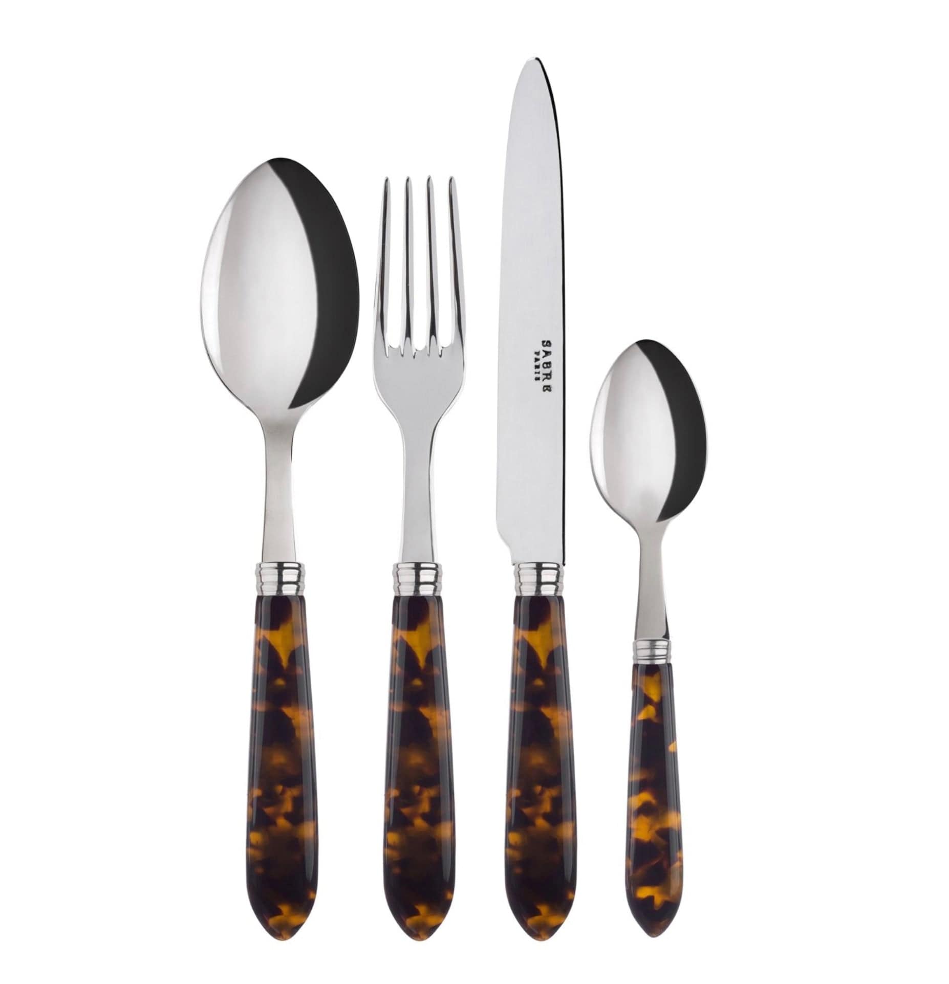 Cutlery Set Tortoise - 4 pieces