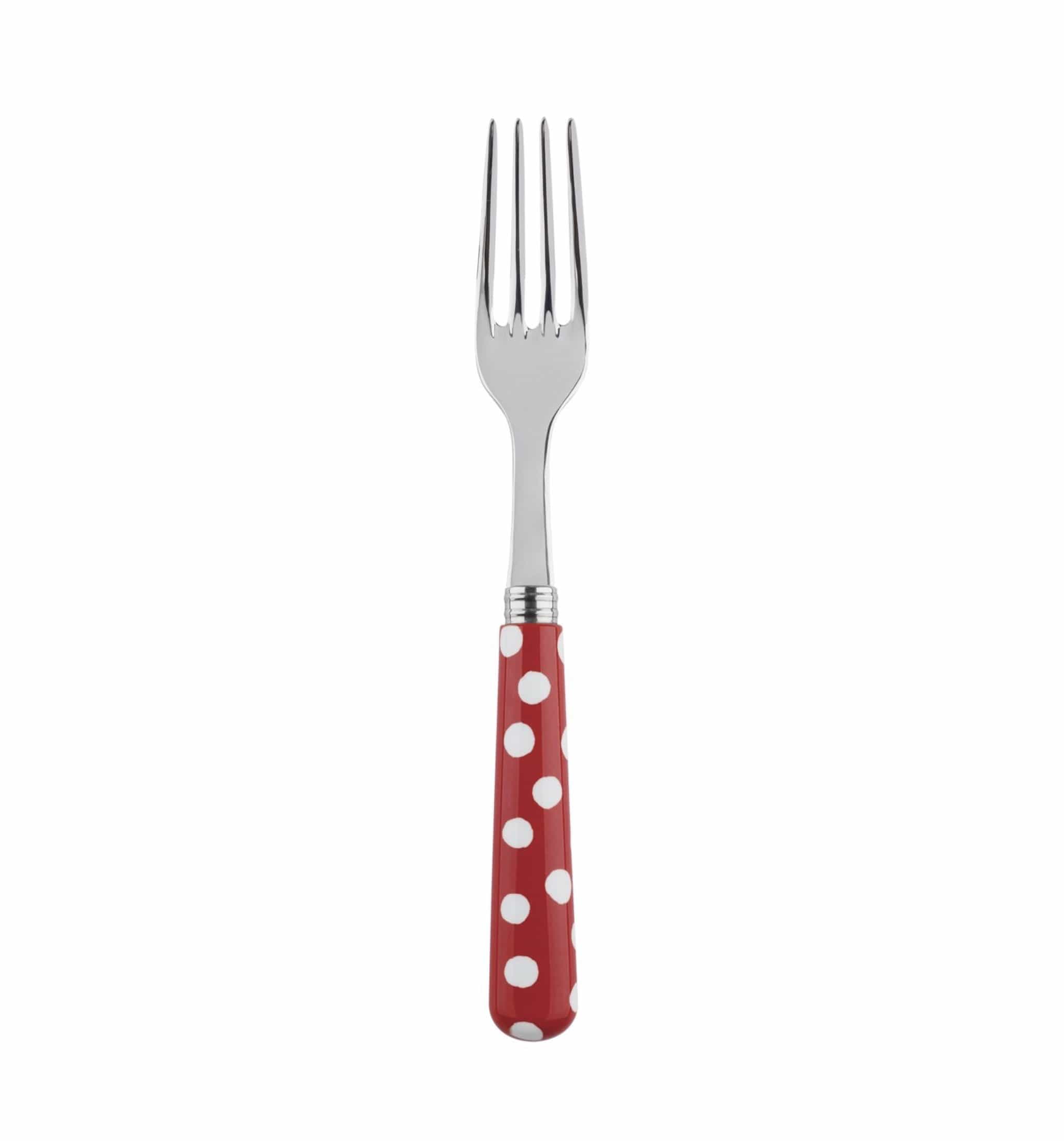 Cake Fork Décorés Pois - Small.