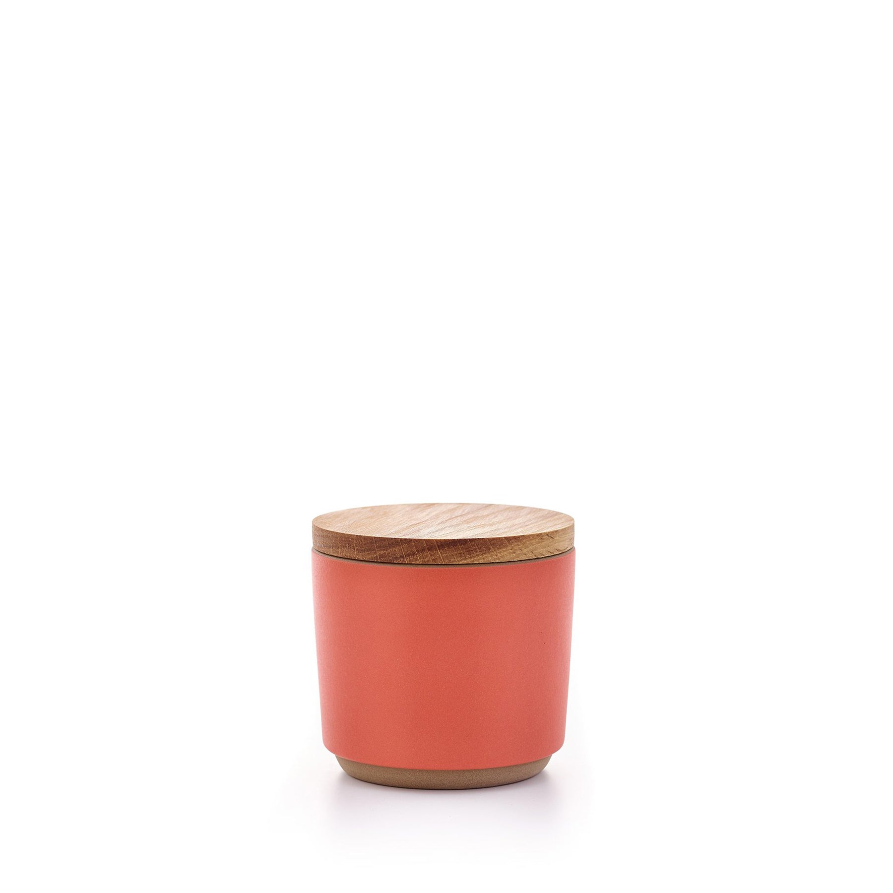 Heath Ceramics Container with Wooden Lid Poppy