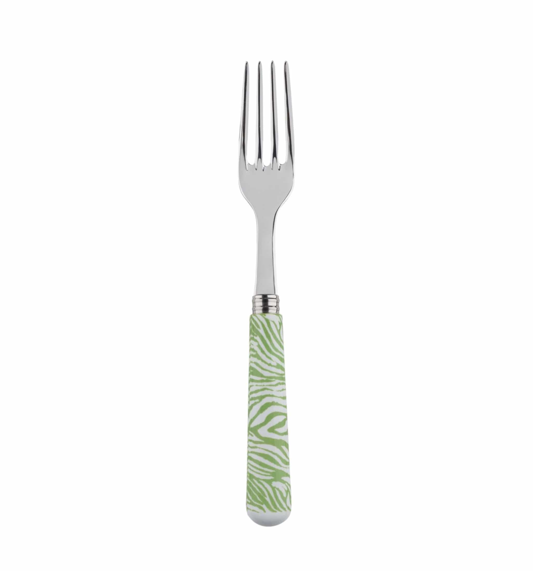 Salad Fork Décorés Zebra  - Medium.
