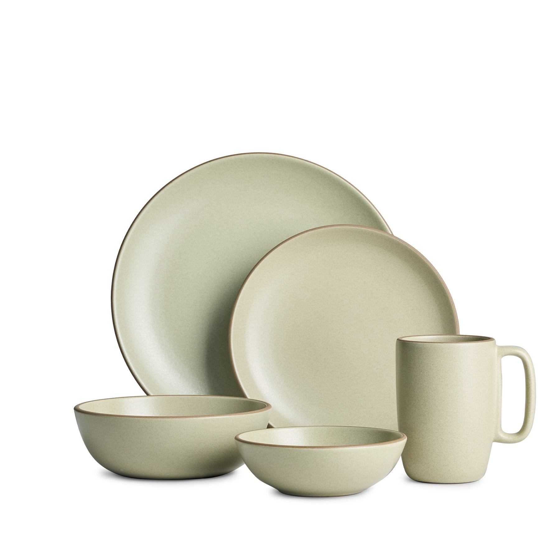 Sage 5-Piece Dinnerware Set